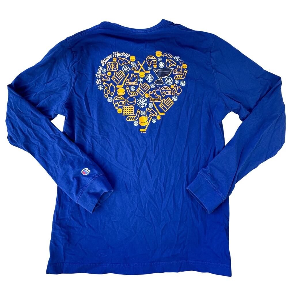 Champion NHL St. Louis Blues Women's Icons Long Sleeve Shirt L
